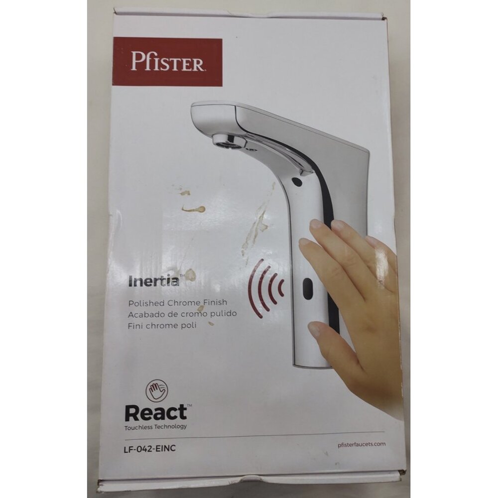 Pfister Motion-Sensor Bathroom Sink Faucet — Touchless / Electronic Commercial